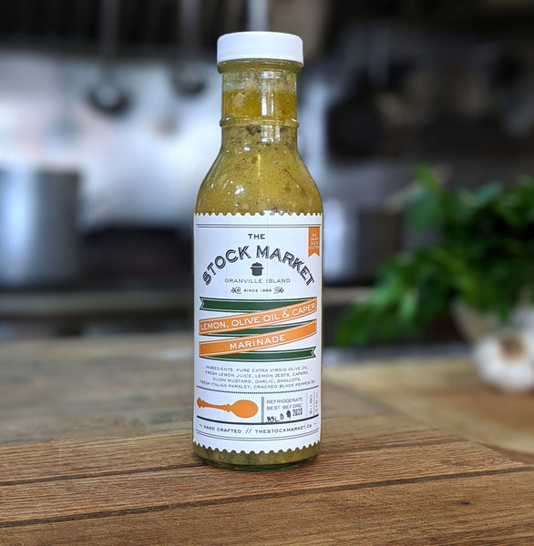 Lemon, Olive Oil & Caper Marinade The Stock Market Vancouver